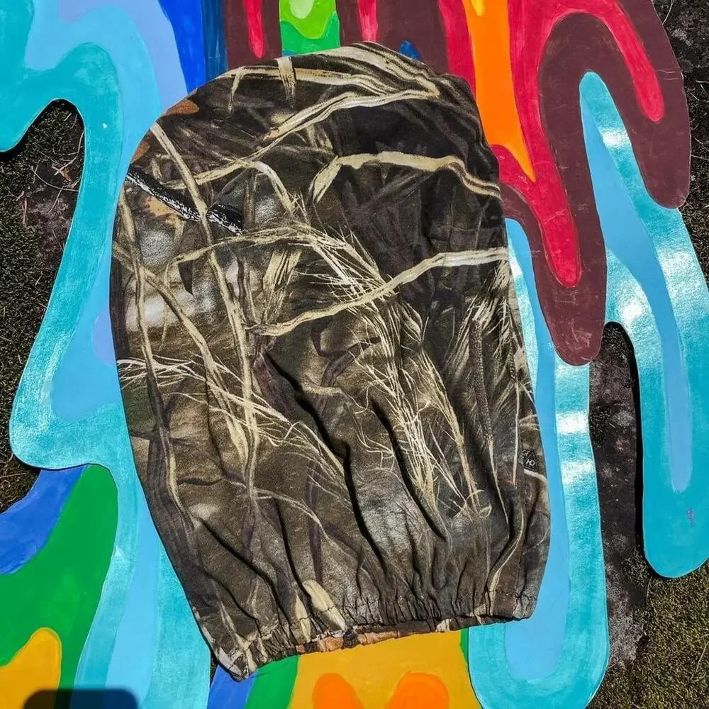 80s Hunter's Specialties camo balaclava lightweight 100% cotton Adult one size